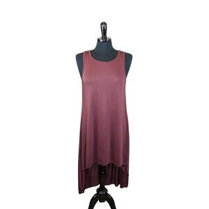 Neiman Marcus Hi Low Shift Dress Sleeveless Tank Sundress Minimalist L
